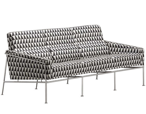 arne jacobsen series 3300 - 3-seater sofa