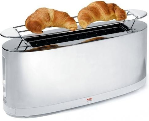 alessi electric toaster with bun warmer