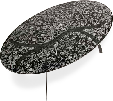 oval table