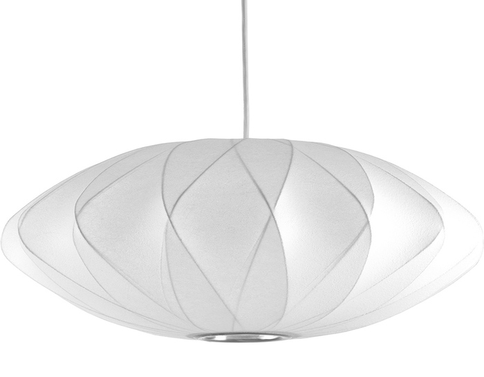 nelson bubble lamp - criss cross saucer