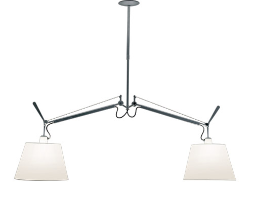 tolomeo double shade suspension lamp
