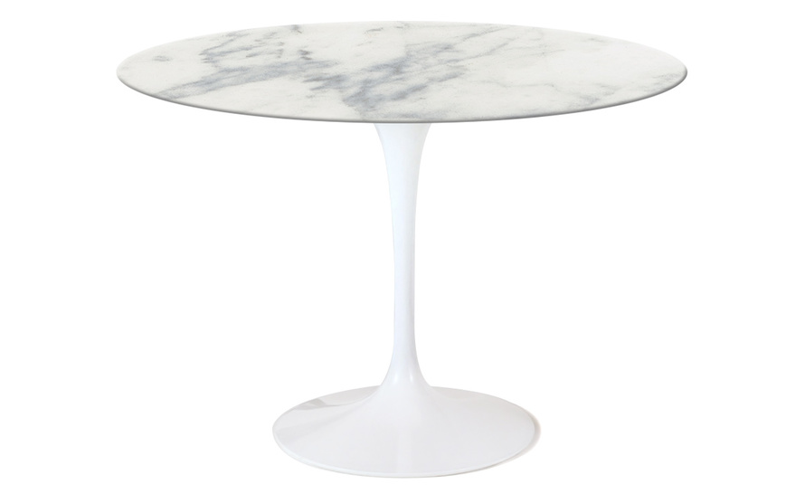 Saarinen Dining Table Carrara Marble - Hivemodern.com