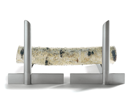two-piece andiron