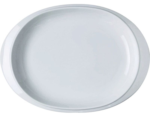 castiglioni bavero oval serving plate