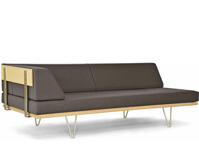 case study v-leg daybed with arm