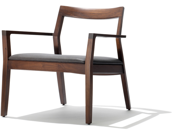 krusin lounge chair - upholstered seat