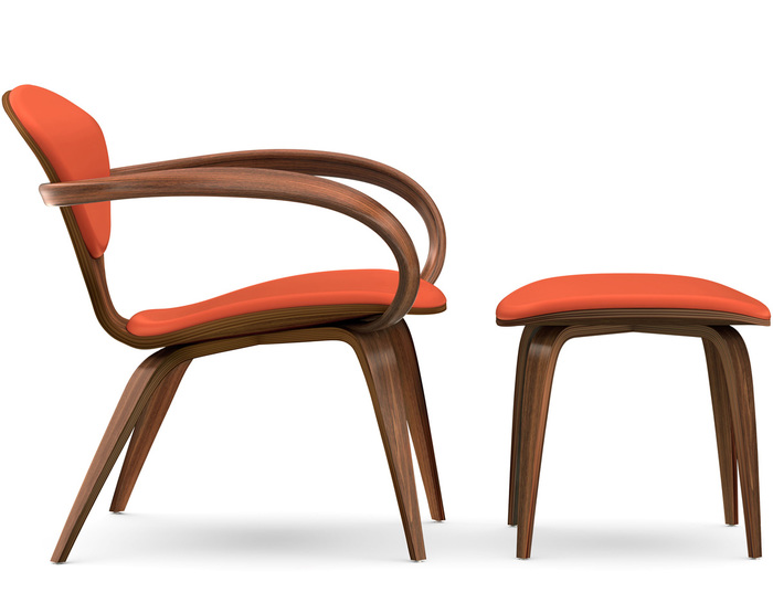 cherner lounge arm chair & ottoman