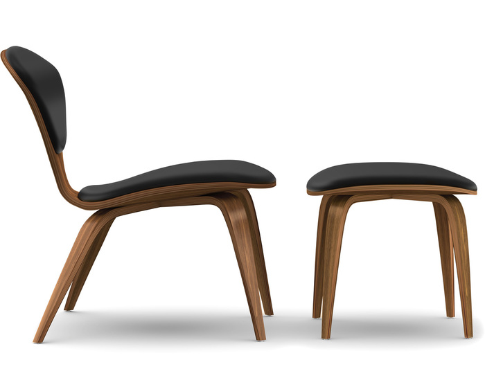 cherner lounge side chair & ottoman