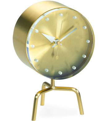 nelson tripod desk clock