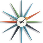sunburst clock