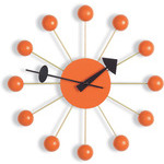 ball clock - orange