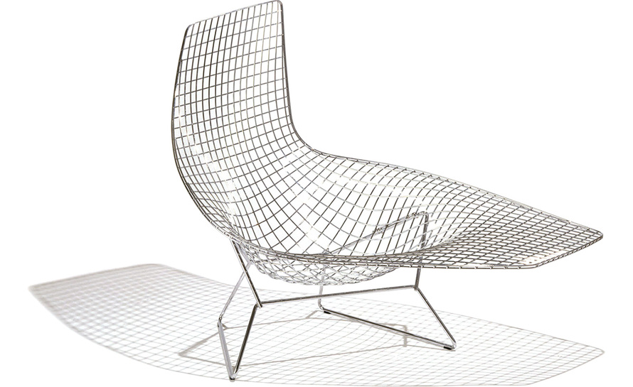 bertoia asymmetric chaise