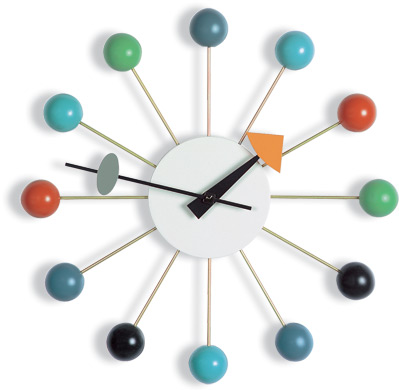 nelson ball clock multi-colored