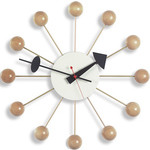 ball clock - beech