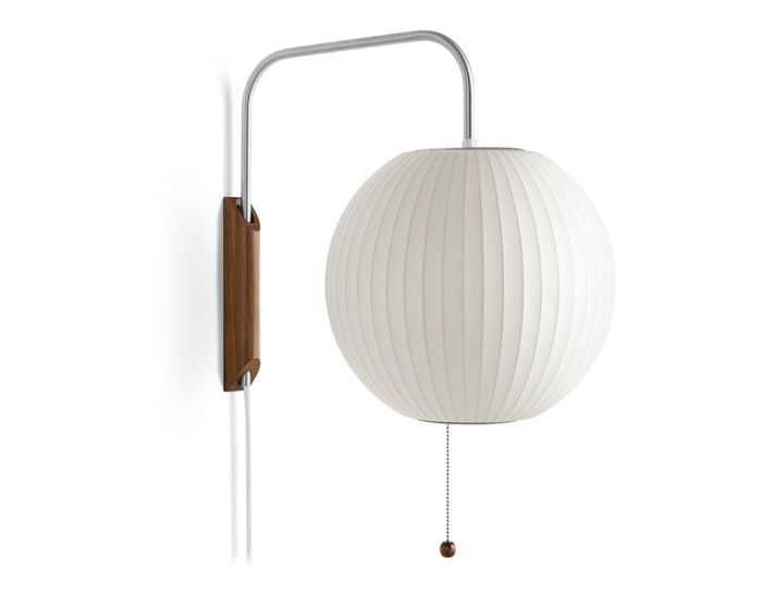 nelson bubble lamp wall sconce ball