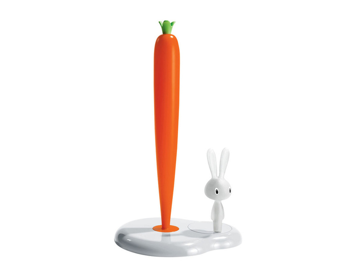 bunny & carrot paper towel holder