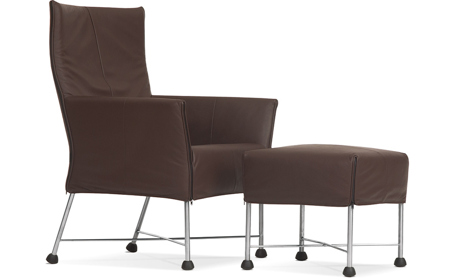 charly lounge chair & ottoman