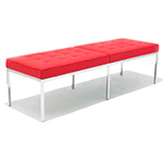 knoll three seat bench