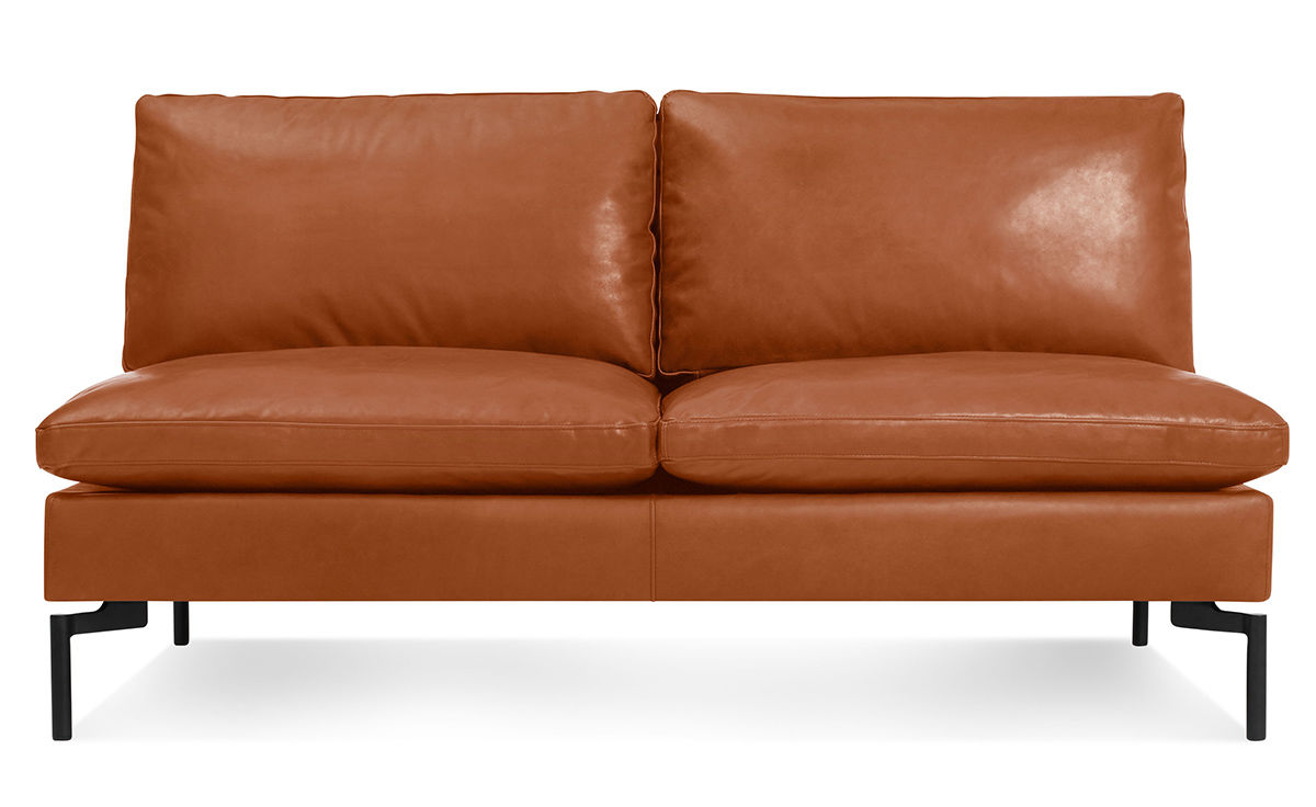 New Standard Armless Leather Sofa Blu Dot 9 