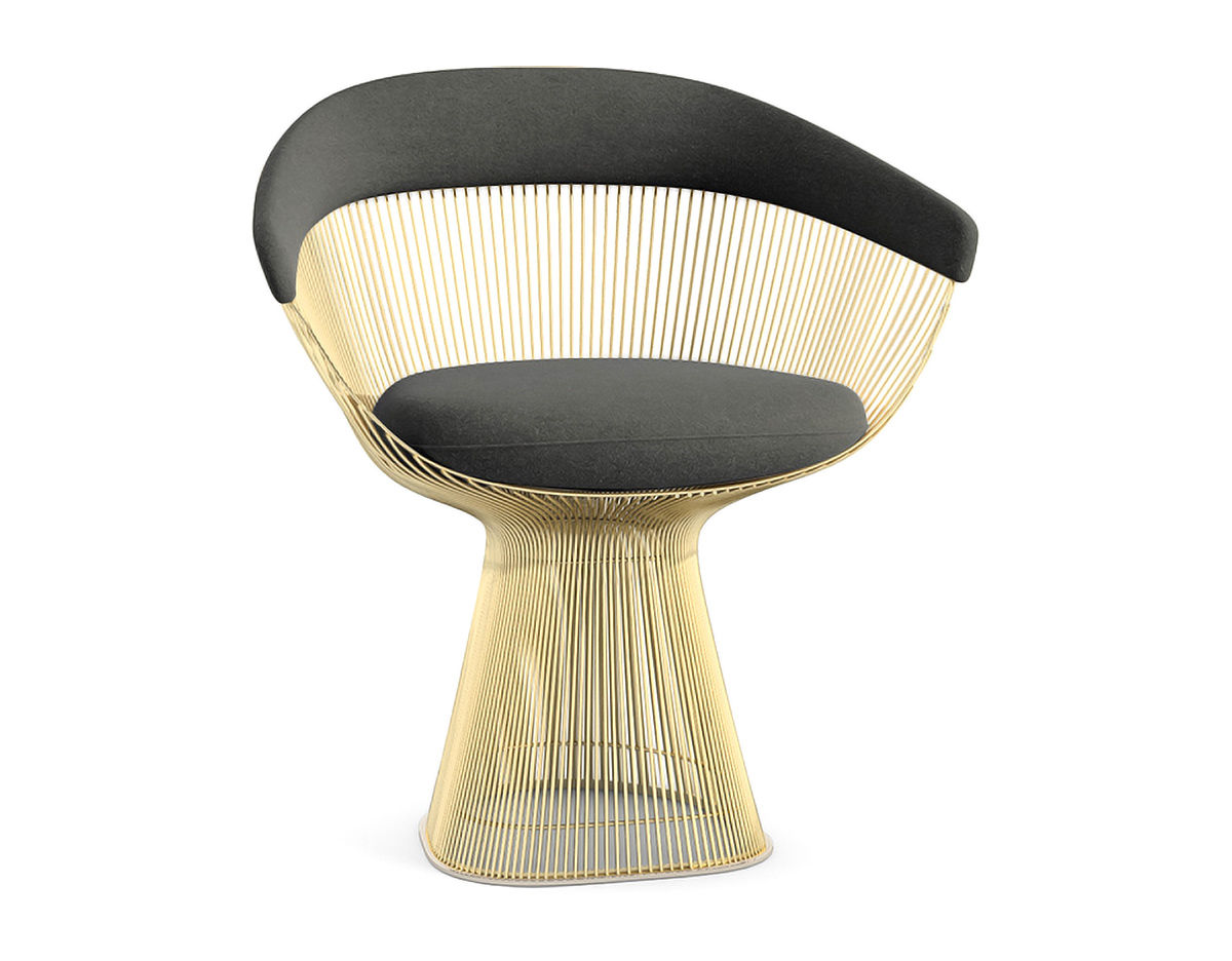 Platner Gold Plated Arm Chair