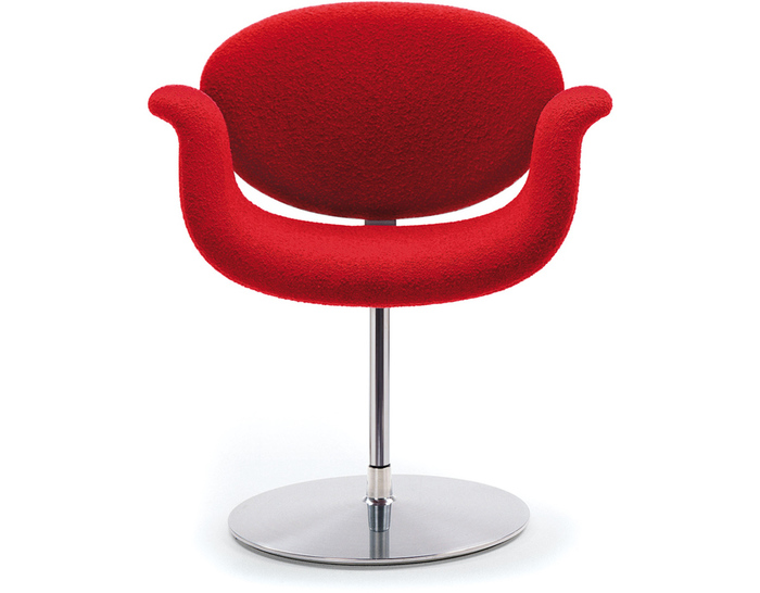 pierre paulin little tulip chair with disc base