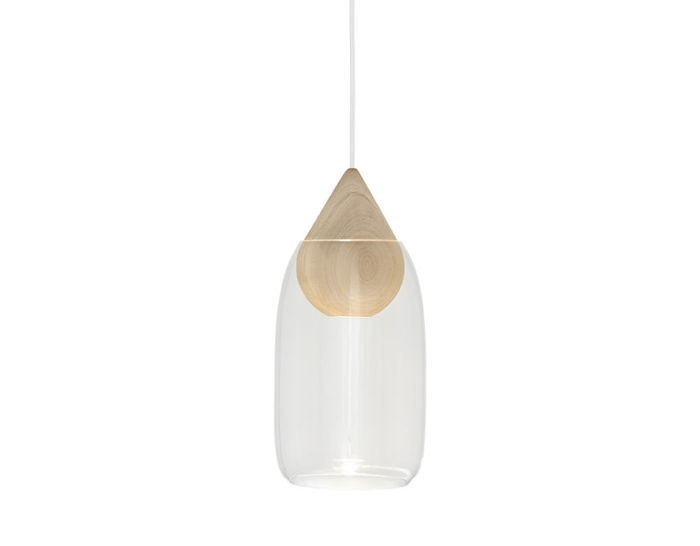 liuku drop pendant light with glass shade