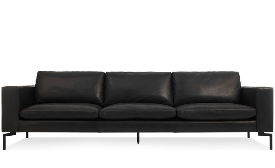 new standard 104" leather sofa