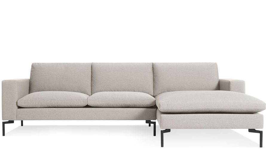 new standard sofa with chaise