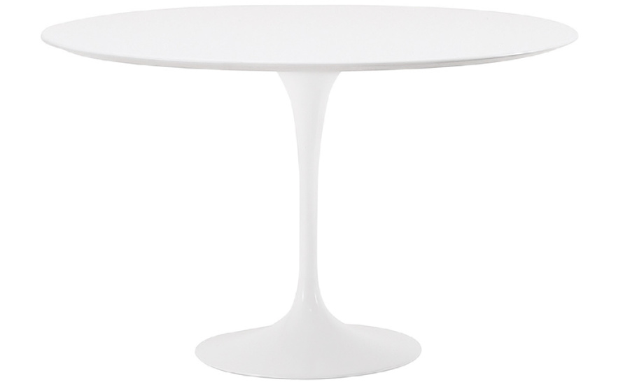 Saarinen Dining Table White Laminate  hivemodern.com