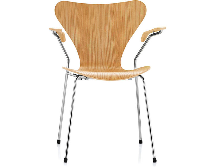 series 7 arm chair wood veneer