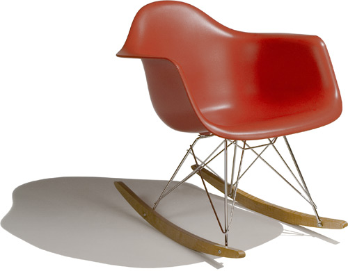 eames&reg; molded plastic armchair - rocker
