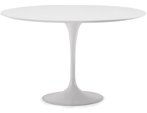 saarinen dining table - white laminate