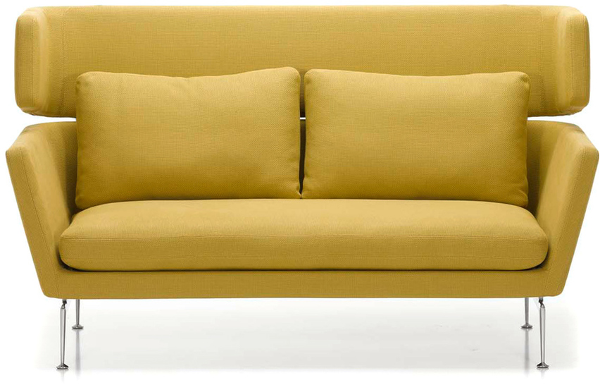 suita two seater firm sofa with head section