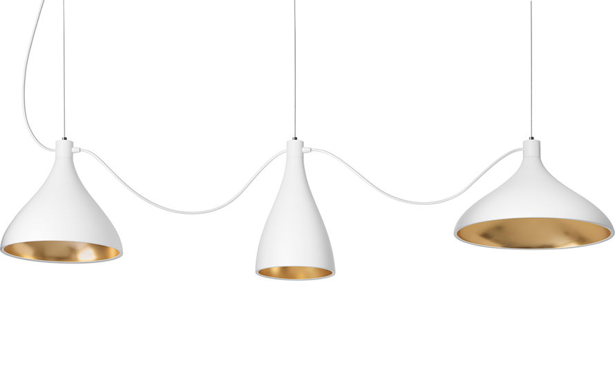swell 3 string mixed pendant lamps