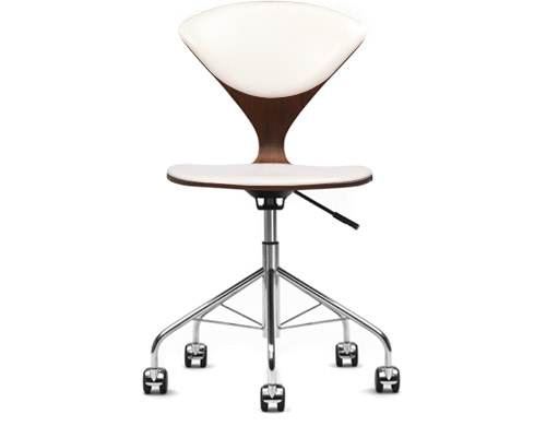 cherner task chair with upholstered seat & back