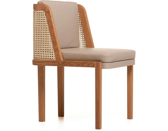 throne dining chair 272 with rattan