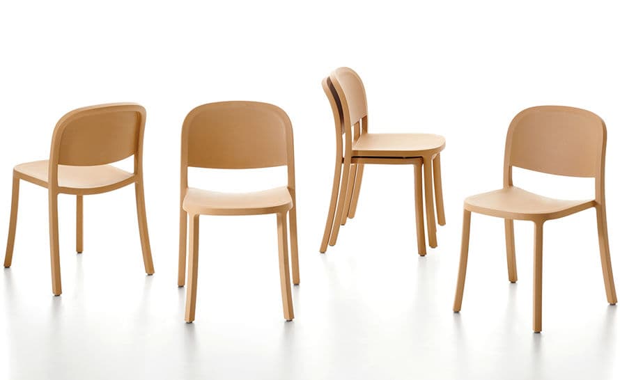 1 inch reclaimed stacking chair