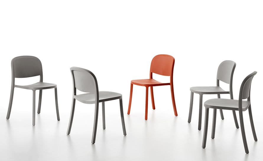 1 inch reclaimed stacking chair