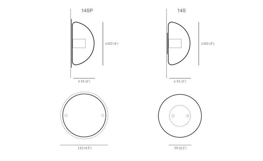 bocci 14s surface mount light – thumbnail image #7