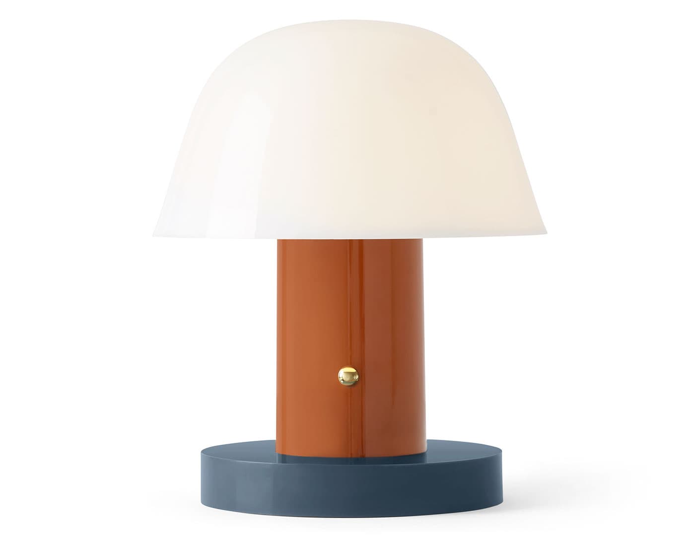 Setago Portable Table Lamp, rust/thunder