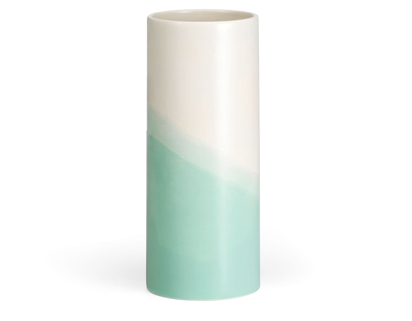 herringbone vessels / vase / plain / mint