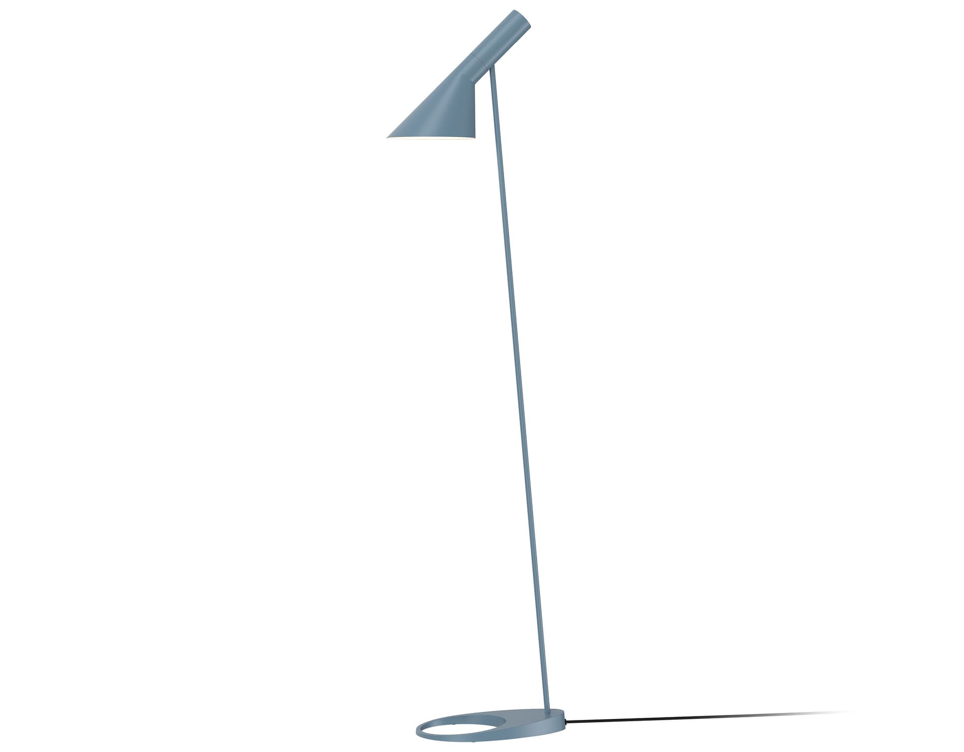 arne jacobsen floor lamp / dusty blue