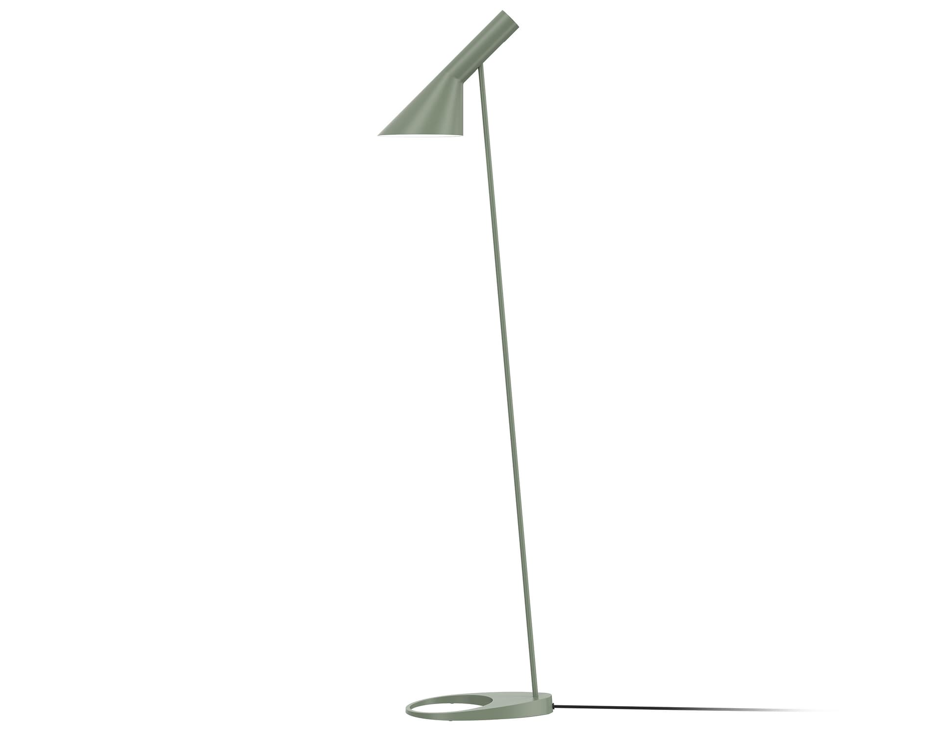 arne jacobsen floor lamp / pale petroleum