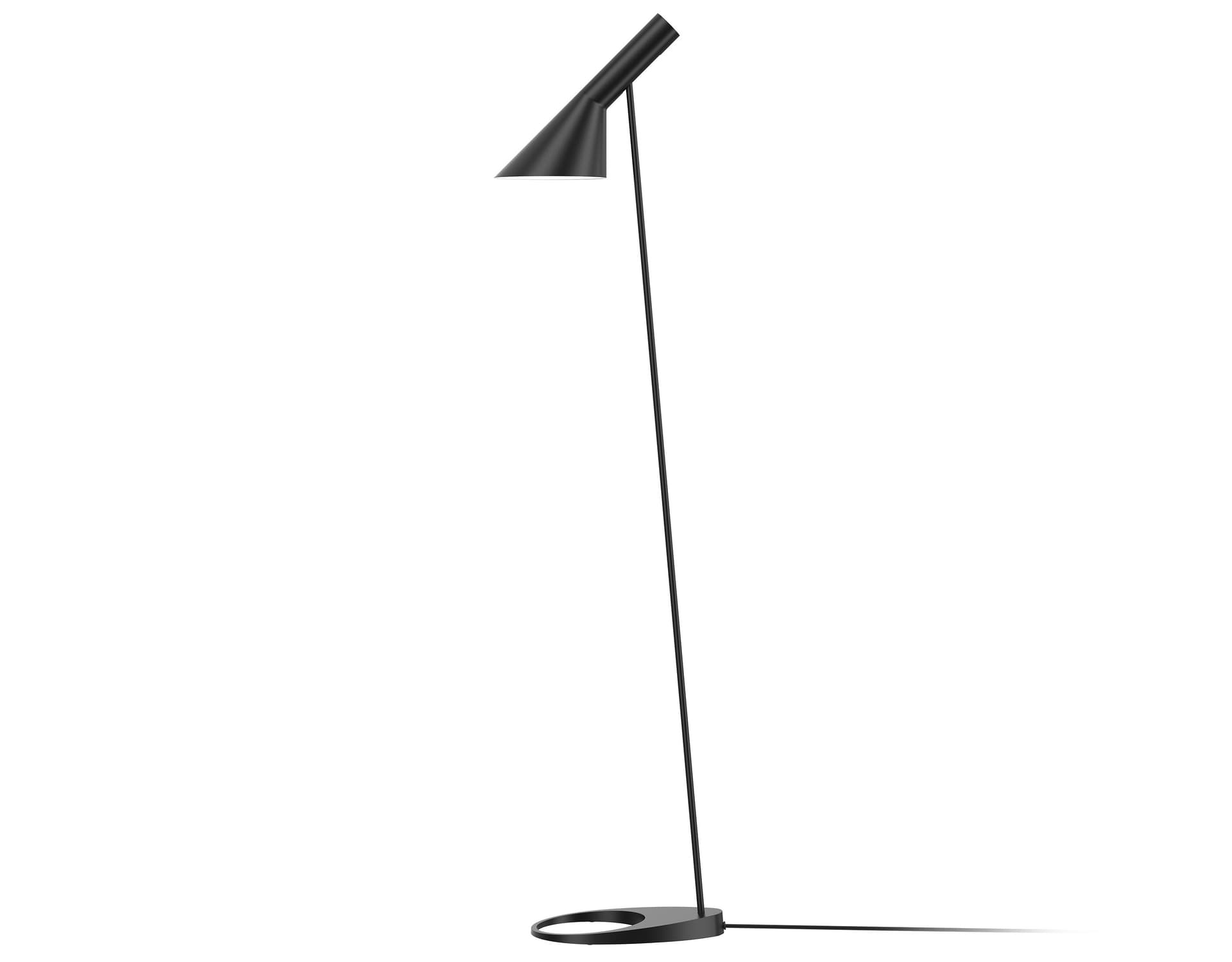 arne jacobsen floor lamp / black