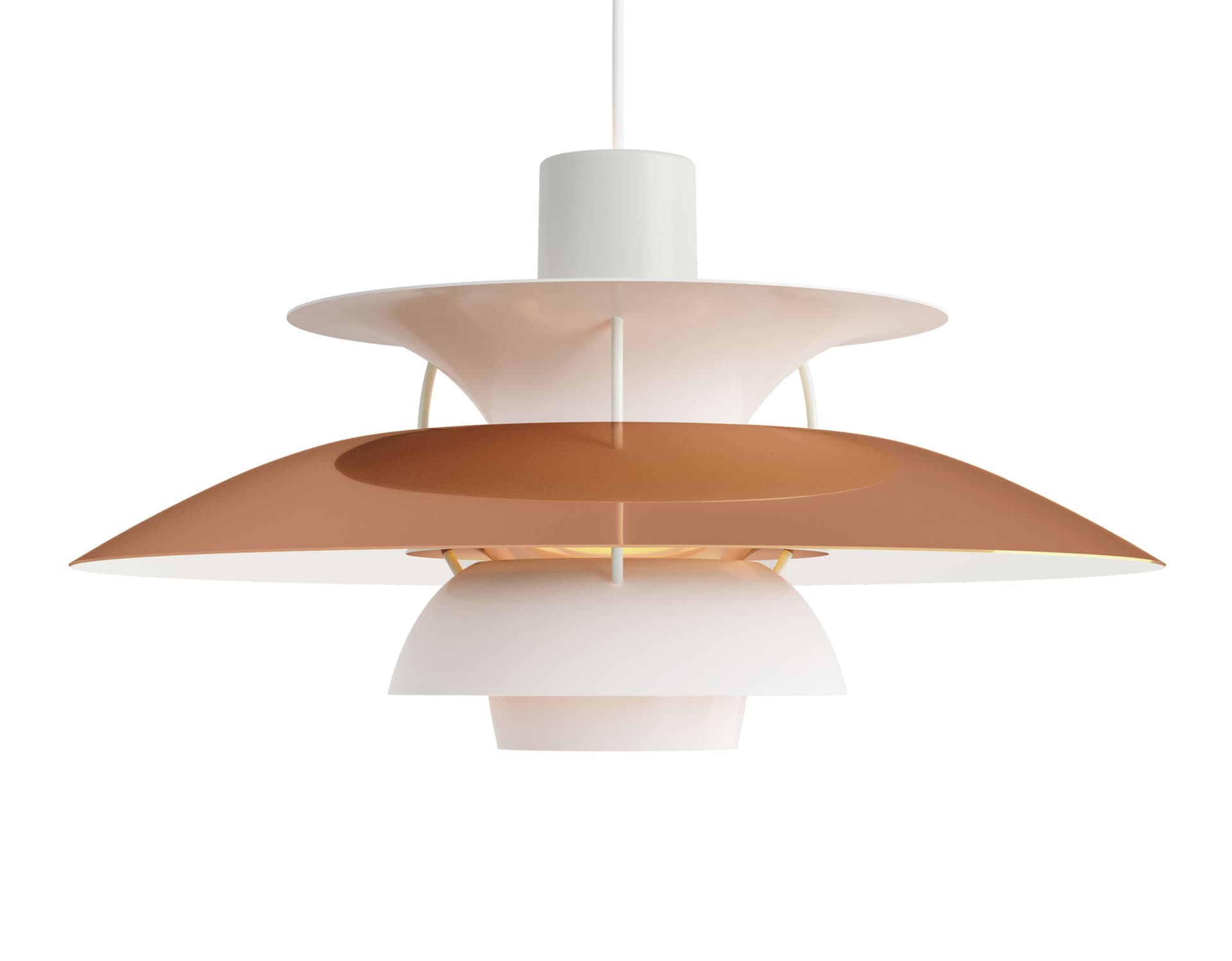 ph5 pendant lamp / copper/white