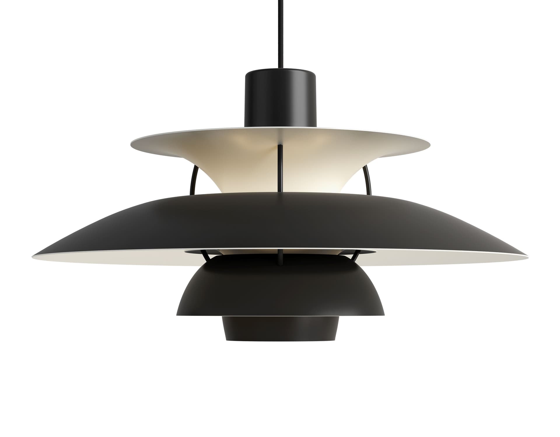 ph5 pendant lamp / monochrome black