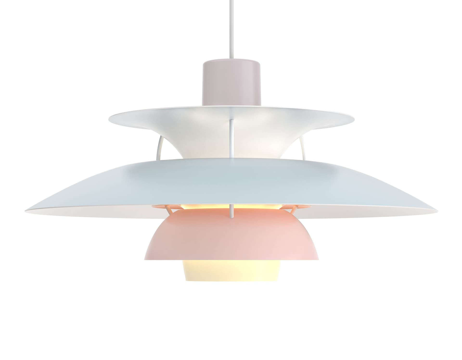 ph5 pendant lamp / pastels oyster/blue/rose