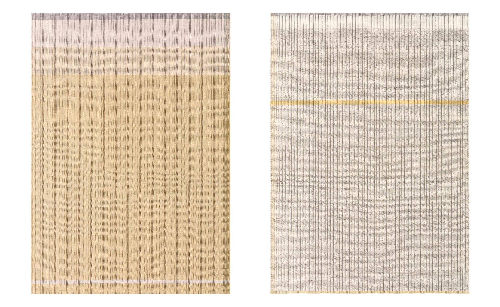 Reversible Rug / 5'7" x 7'11" / yellow