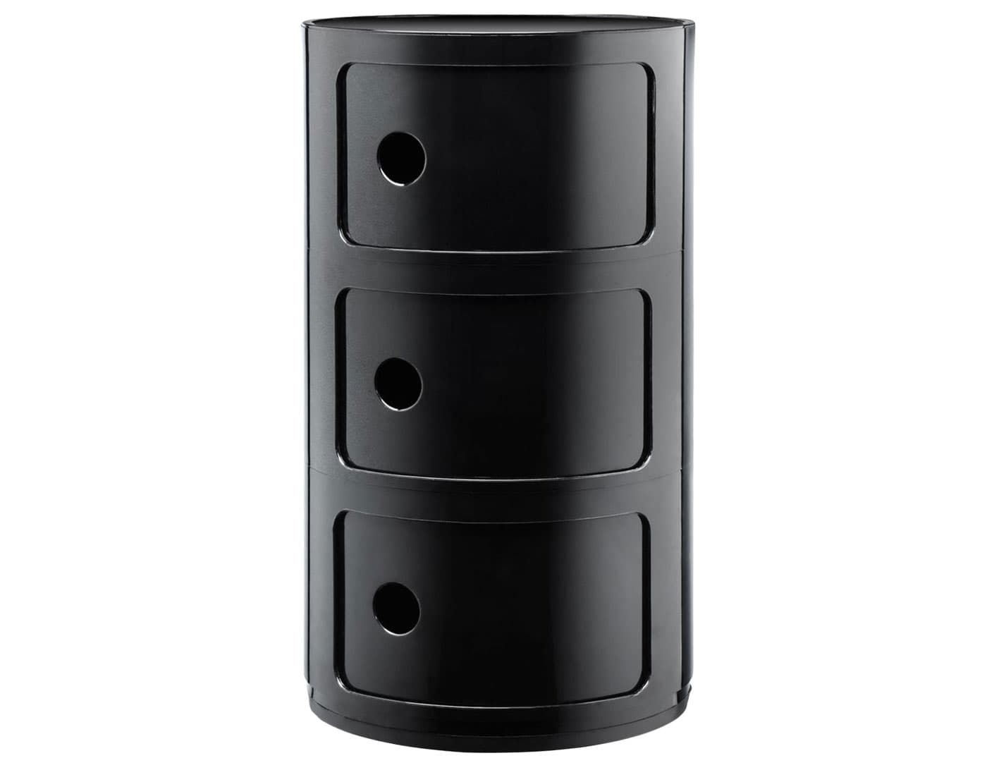 componibili three level storage module / black
