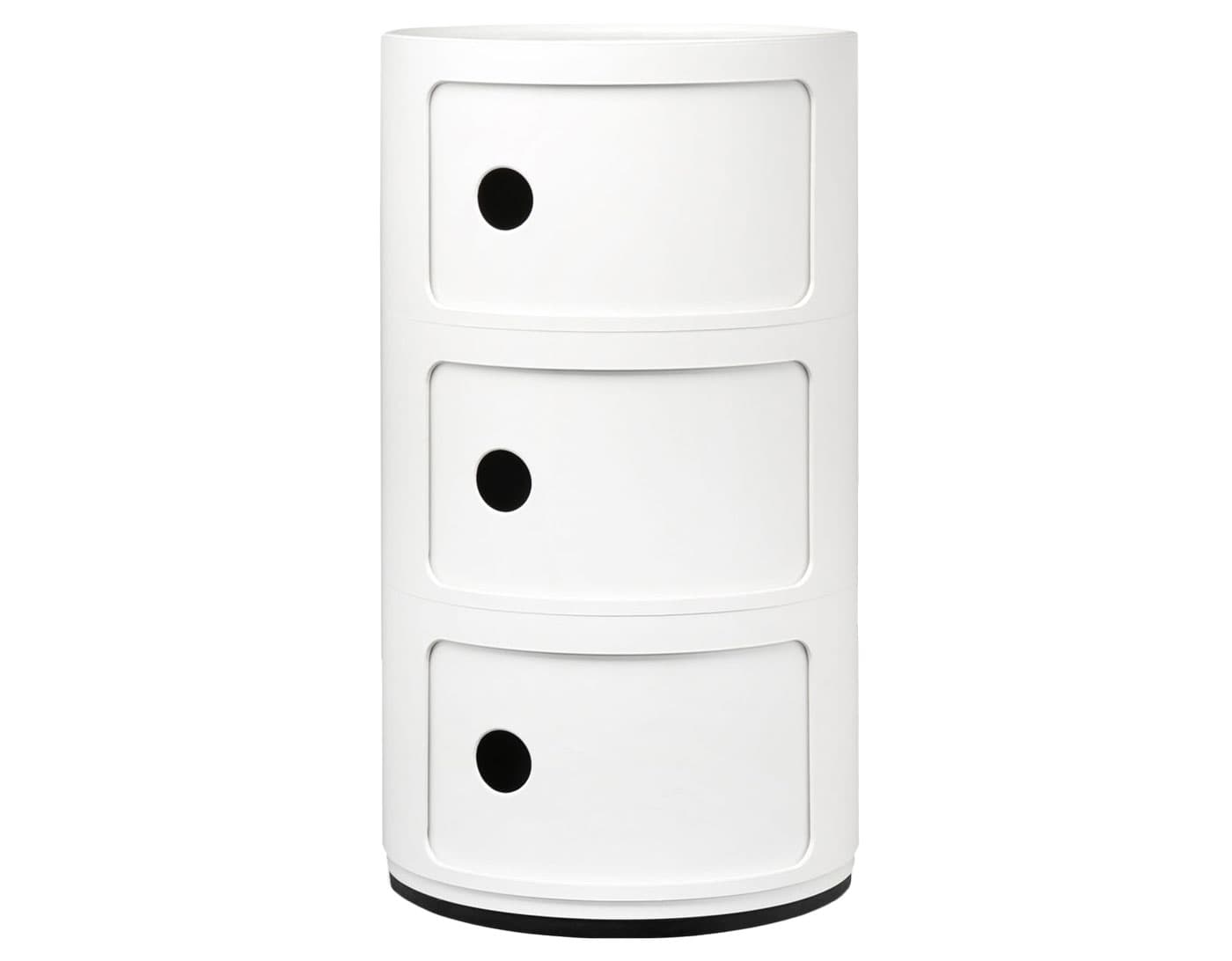 componibili three level storage module / white